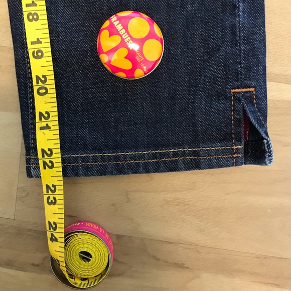 Boden Crop Jeans with Gingham and Stitching Detail, Size US 6R / UK 10R - Picture 6 of 11